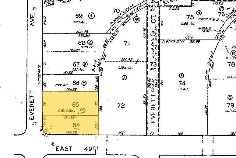 4820 Everett Ave, Vernon, CA à vendre - Plan cadastral - Image 1 de 1