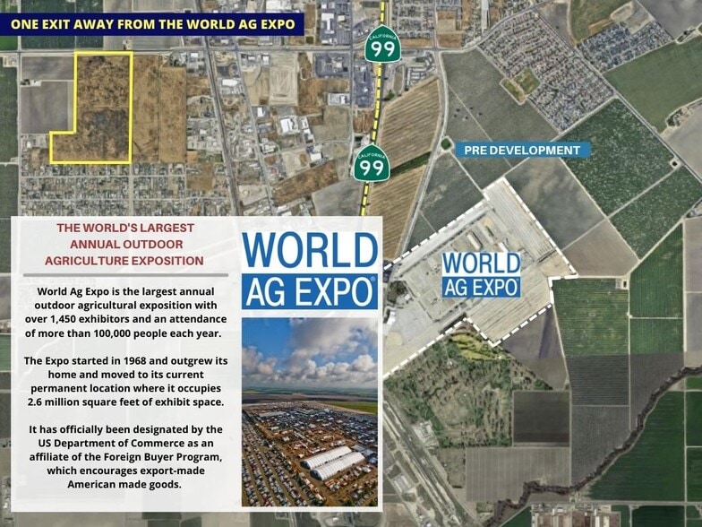 Paige Ave, Tulare, CA à vendre - Aérien - Image 3 de 3