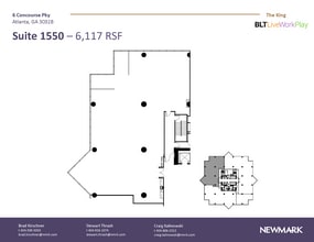6 Concourse Pky NE, Atlanta, GA for lease Floor Plan- Image 1 of 1