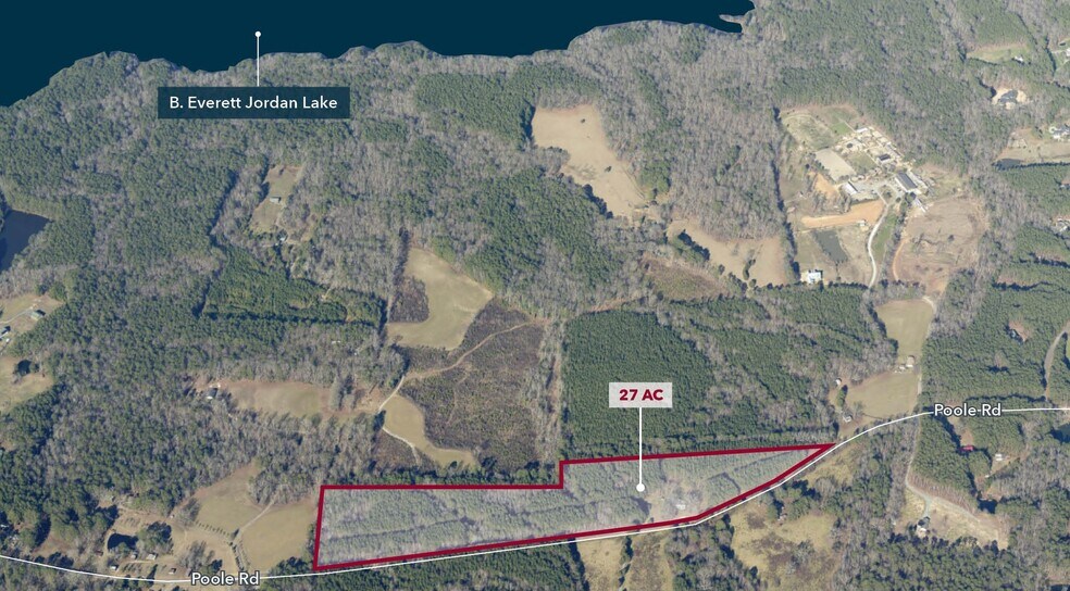 268 Poole Rd E, New Hill, NC à vendre - Photo principale - Image 1 de 1