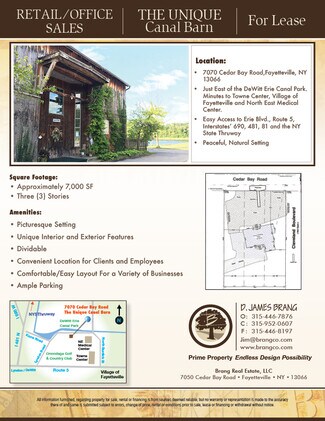 Plus de détails pour 7070 Cedar Bay Rd, Fayetteville, NY - Commerce de détail à louer