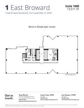 1 E Broward Blvd, Fort Lauderdale, FL for lease Floor Plan- Image 2 of 10