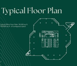 1001 Boul Robert-Bourassa, Montréal, QC for lease Floor Plan- Image 1 of 2