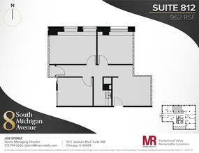 8 S Michigan Ave, Chicago, IL à louer Plan d  tage- Image 1 de 6