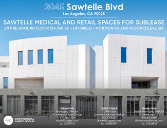 Plus de détails pour 2045 Sawtelle Blvd, Los Angeles, CA - Médical, Commerce de détail à louer