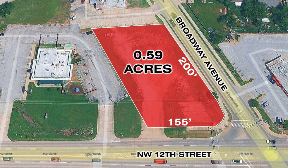 1301 N Broadway, Moore, OK à vendre - Aérien - Image 2 de 2