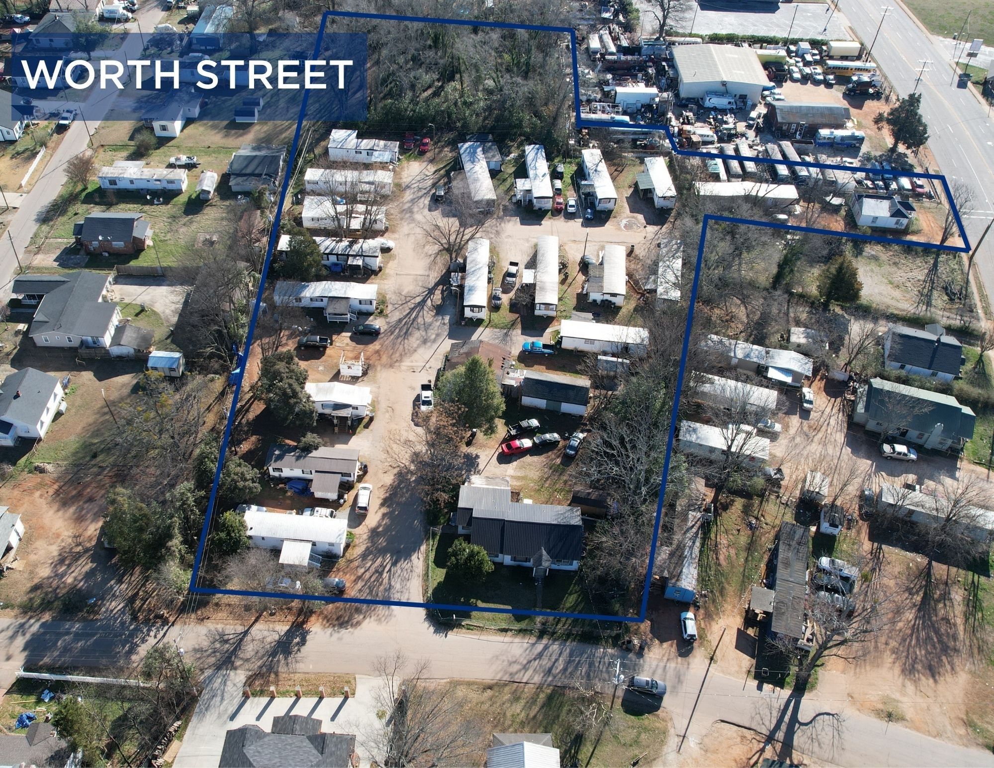 2 Worth St, Greenville, SC for sale Aerial- Image 1 of 2