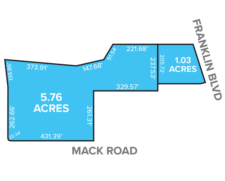 Franklin Blvd & Mack Rd, Sacramento, CA for sale - Site Plan - Image 2 of 3