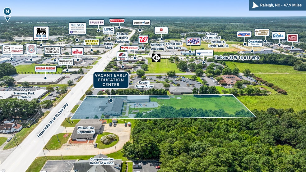 1805 Forest Hills Rd, Wilson, NC for sale - Building Photo - Image 2 of 5