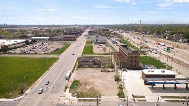 4432 W Fort St, Detroit, MI - AÉRIEN Vue de la carte