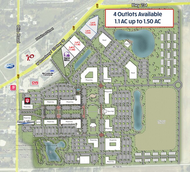 5917 W Broadway, McCordsville, IN à louer - Photo du bâtiment - Image 1 de 3