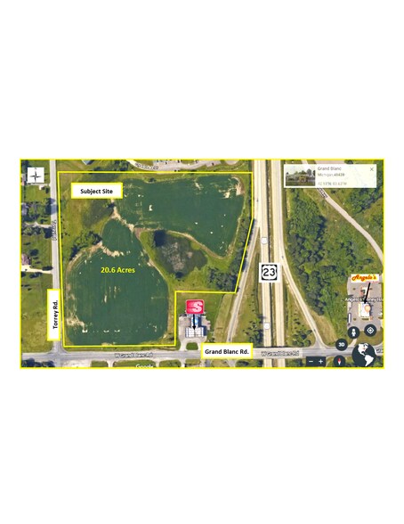 0000 Torrey Rd, Grand Blanc, MI à vendre - Aérien - Image 2 de 3