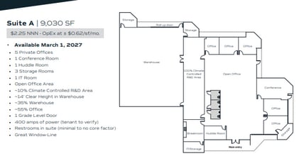 9765 Clairemont Mesa Blvd, San Diego, CA for lease Floor Plan- Image 1 of 1