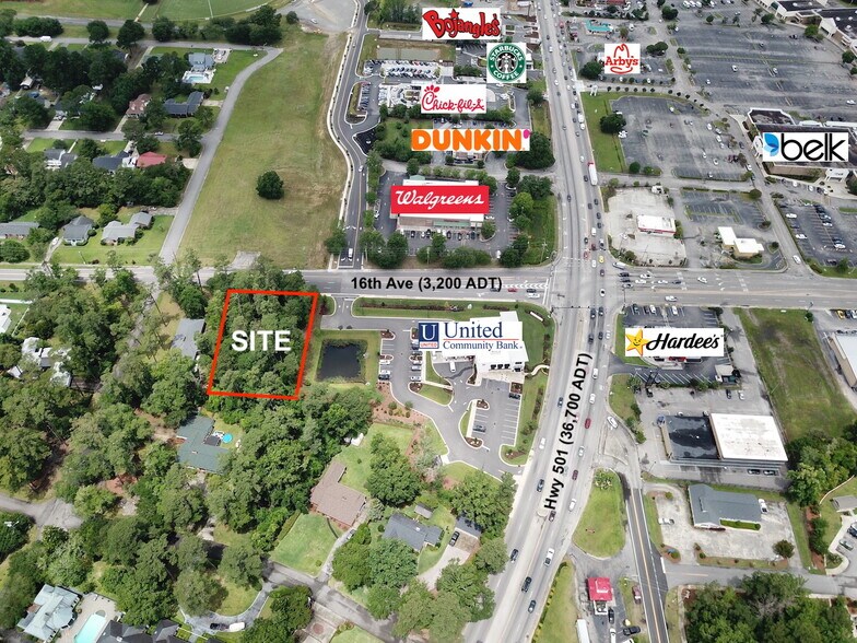 TBD 16th Ave, Conway, SC for lease - Aerial - Image 1 of 11