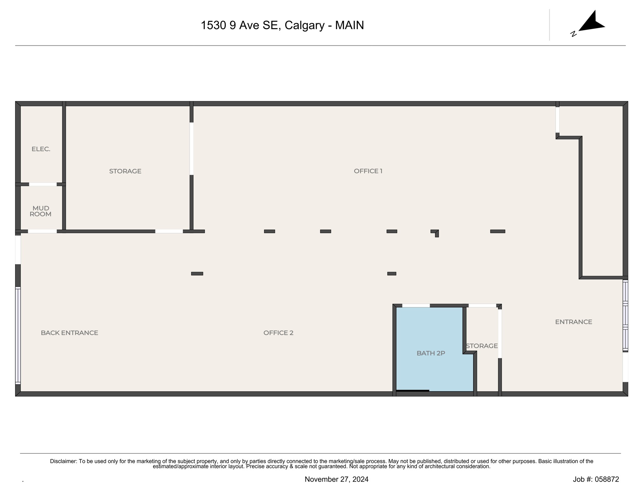 1528-1530 9th Ave SE, Calgary, AB à louer Plan de site- Image 1 de 29