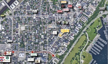 1534 N Farwell Ave, Milwaukee, WI - AERIAL map view