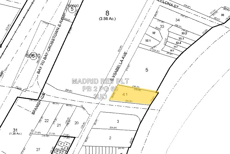 2905 Bayshore Blvd, Tampa, FL à louer - Plan cadastral - Image 2 de 7