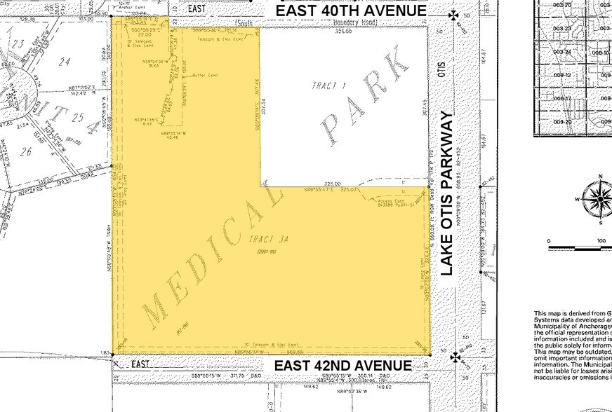 4100 Lake Otis Pky, Anchorage, AK à louer - Plan cadastral - Image 2 de 5