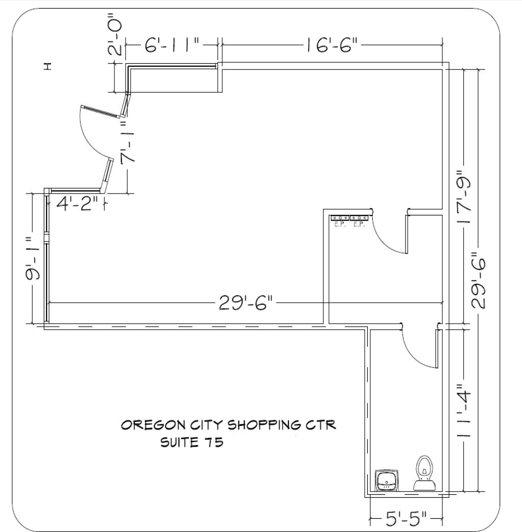 1900-1926 SE McLoughlin Blvd, Oregon City, OR à louer Plan d’étage- Image 1 de 1