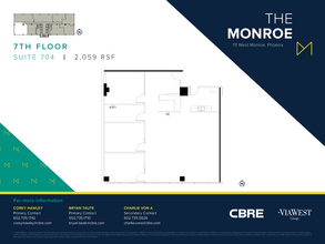 111 W Monroe St, Phoenix, AZ à vendre Plan d  tage- Image 1 de 1