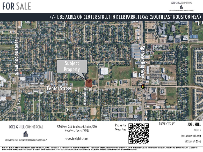 4501 Center St, Deer Park, TX for sale - Aerial - Image 2 of 8