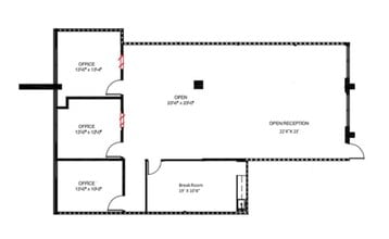 2630 West Fwy, Fort Worth, TX à louer Plan d’étage- Image 1 de 1