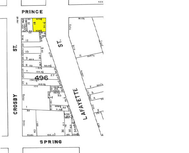 264 Lafayette St, New York, NY à louer - Plan cadastral - Image 3 de 4