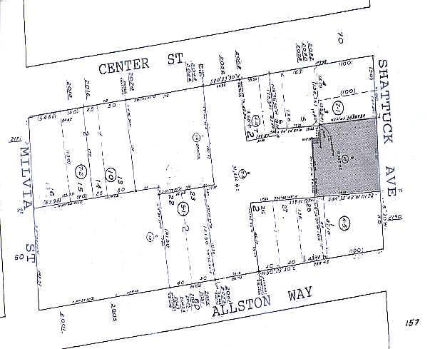 2168-2180 Shattuck Ave, Berkeley, CA à louer - Plan cadastral - Image 2 de 22