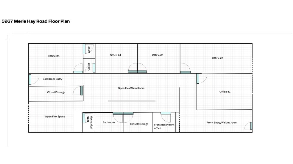 5967 Merle Hay Rd, Johnston, IA à louer - Plan de site - Image 3 de 3