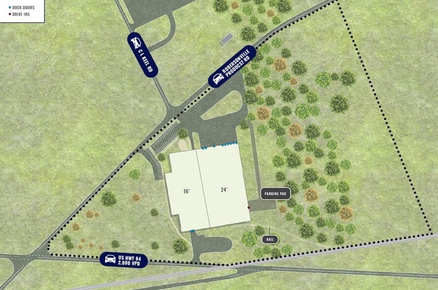 5883 Robersonville Products Rd, Robersonville, NC for sale - Building Photo - Image 2 of 4