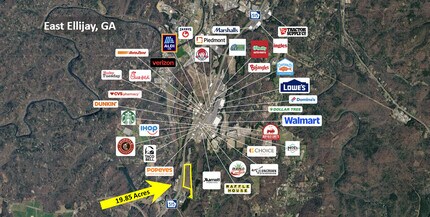 7284 Highway 515, Ellijay, GA - Aerial map view - Image1