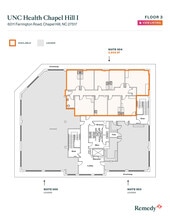 6011 Farrington Rd, Chapel Hill, NC à louer Plan d’étage- Image 1 de 1