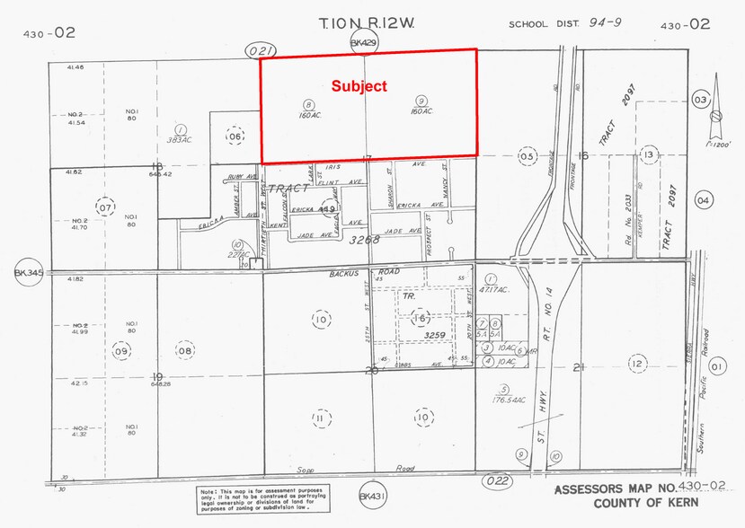 Maxwell, Mojave, CA à vendre - Plan cadastral - Image 2 de 4