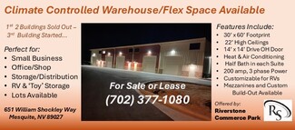 Plus de détails pour 651 William Shockley Wy, Mesquite, NV - Industriel à louer