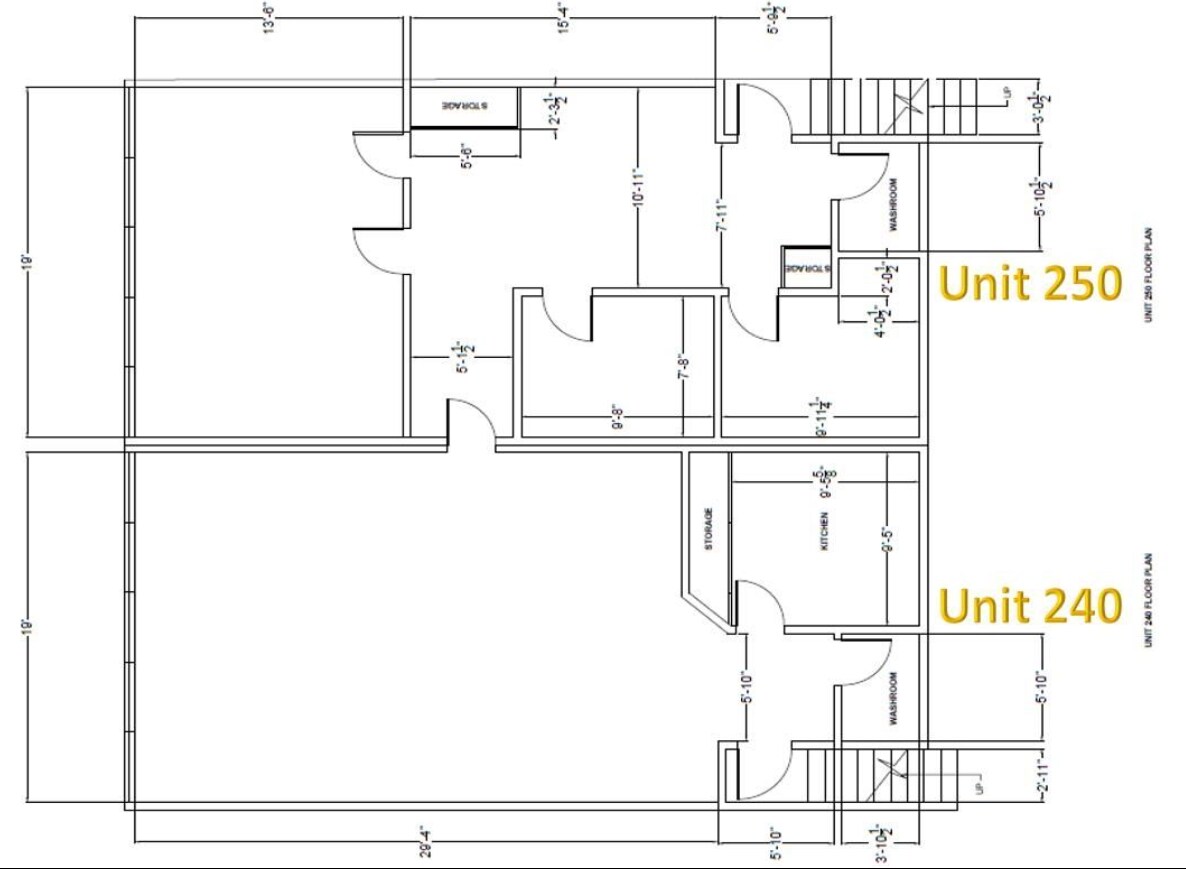 12560 Bridgeport Rd, Richmond, BC V6V 2N5 - Unit 240 -  - Floor Plan - Image 1 of 3