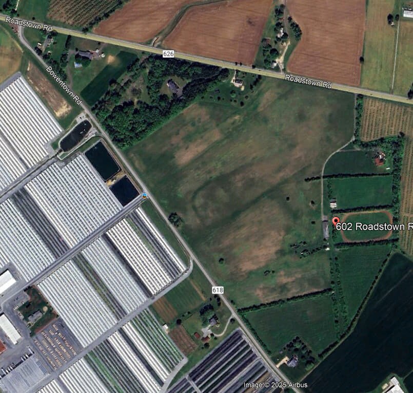 602 Roadstown Rd, Bridgeton, NJ for sale Aerial- Image 1 of 2