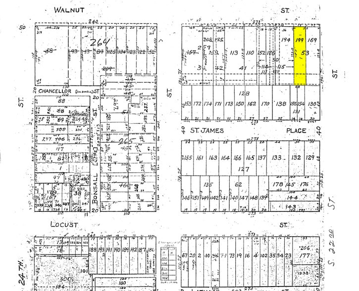 2202 Walnut St, Philadelphia, PA à louer - Plan cadastral - Image 2 de 6