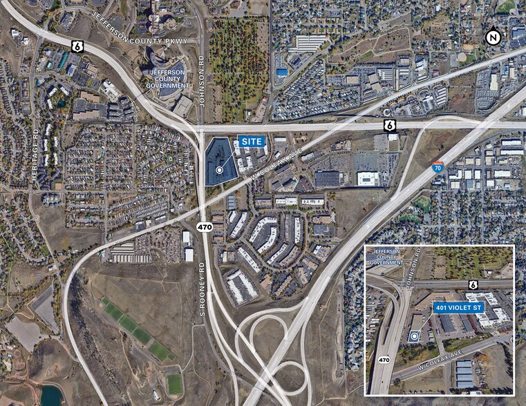 401 Violet St, Golden, CO à louer - Aérien - Image 2 de 2