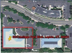 523 W Heritage Park Blvd, Layton, UT - AERIAL map view
