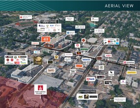 301 S Main St, Naperville, IL - Aerial  map view