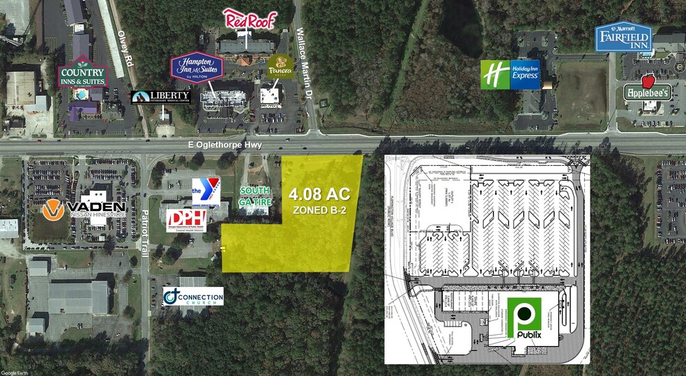 1165 E Oglethorpe Hwy, Hinesville, GA for sale - Building Photo - Image 2 of 3