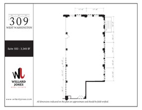 309 W Washington St, Chicago, IL à louer Plan de site- Image 1 de 1