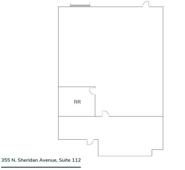 355 N Sheridan St, Corona, CA for lease Floor Plan- Image 1 of 2