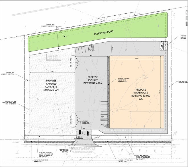 8008 Apopka Blvd, Apopka, FL for lease - Site Plan - Image 3 of 6