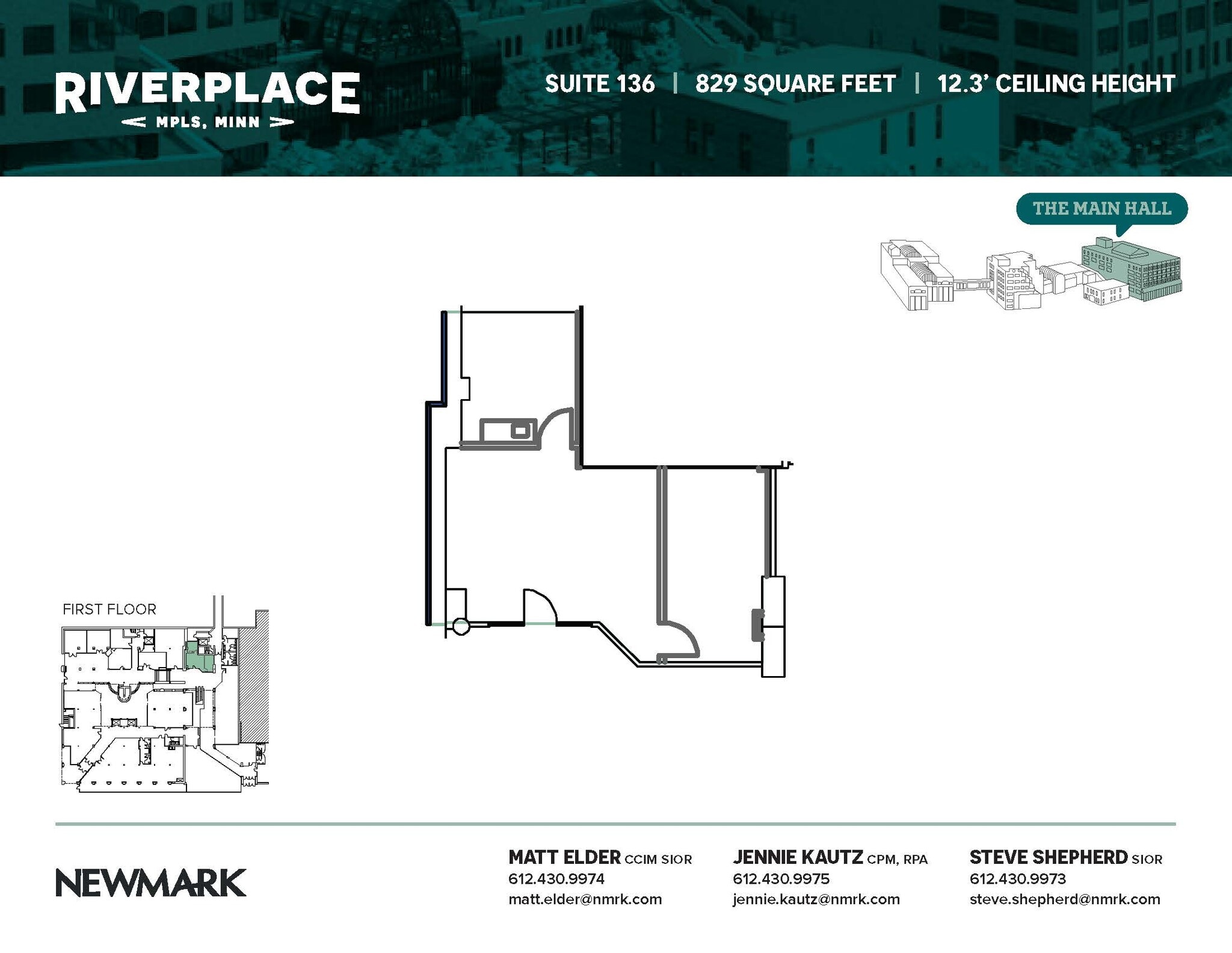 15 Main St SE, Minneapolis, MN for lease Floor Plan- Image 1 of 1