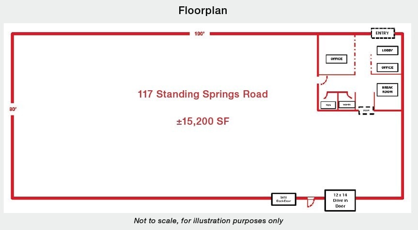 117 Standing Springs Rd, Greenville, SC for lease - Floor Plan - Image 2 of 3
