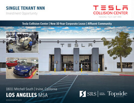 Tesla Collision Center | New 10yr Corp NNN - NNN Property