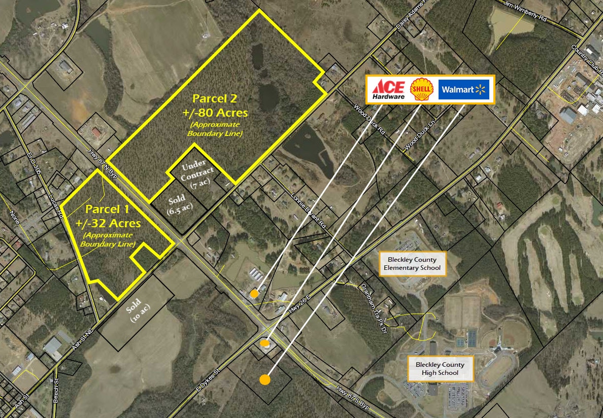 Highway 87 Bypass and Daisy Adams Road, Cochran, GA for sale Building Photo- Image 1 of 2