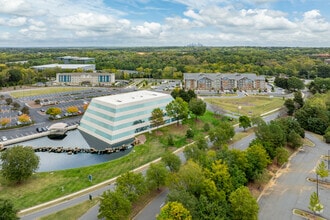 9140 Arrowpoint Blvd, Charlotte, NC - AERIAL  map view