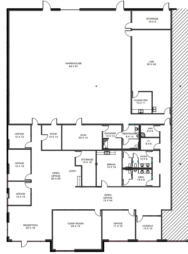 6601 Cascades Ct, The Colony, TX for lease Floor Plan- Image 1 of 1